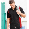 Dickies  Men's Industrial Short Sleeve Color Block Shirt